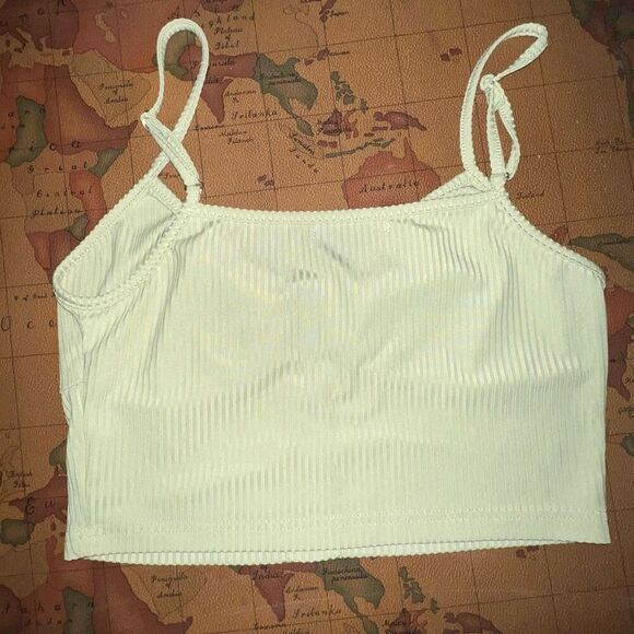 Crop top snakeskin and ribbed strappy shirt Bundle set size S - Picture 3 of 8